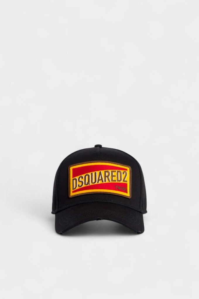 Gorra de béisbol con parche del logotipo de Dsquared2 Gorra de béisbol con parche del logotipo de Dsquared2