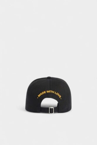 Gorra de béisbol con parche del logotipo de Dsquared2
