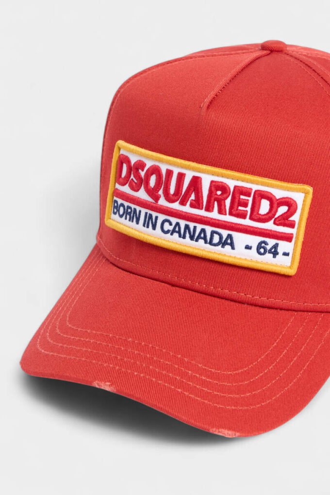 Gorra de béisbol con parche del logotipo de Dsquared2