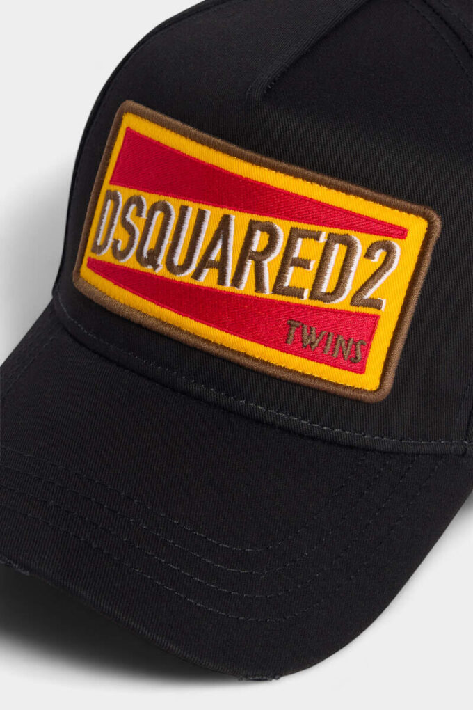 Gorra de béisbol con parche del logotipo de Dsquared2 Gorra de béisbol con parche del logotipo de Dsquared2