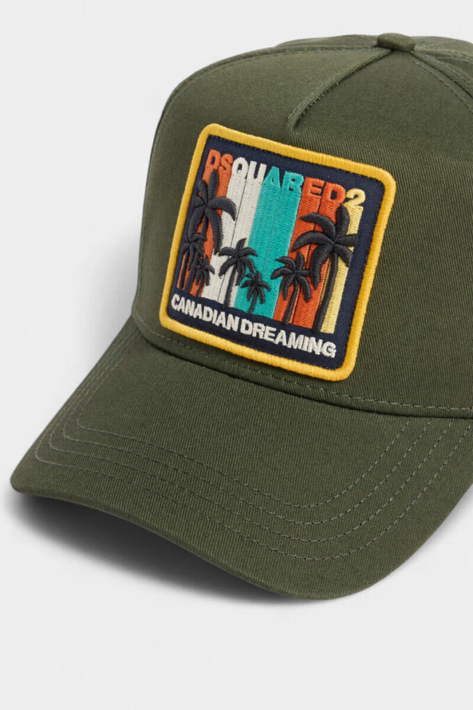 Gorra de béisbol vintage de verano con parche