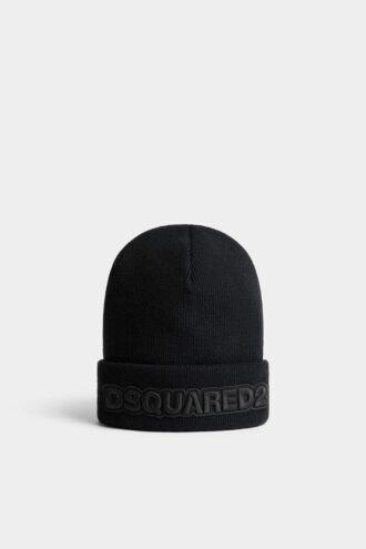 Gorro de punto con el logotipo de Dsquared2