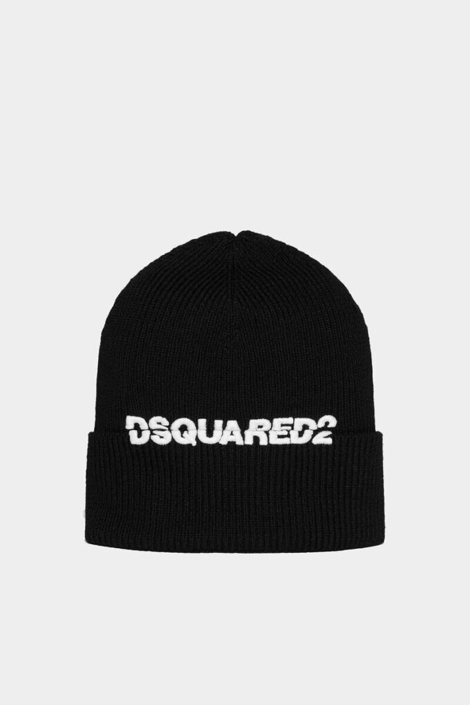 Gorro de punto con el logotipo de Dsquared2 Gorro de punto con el logotipo de Dsquared2