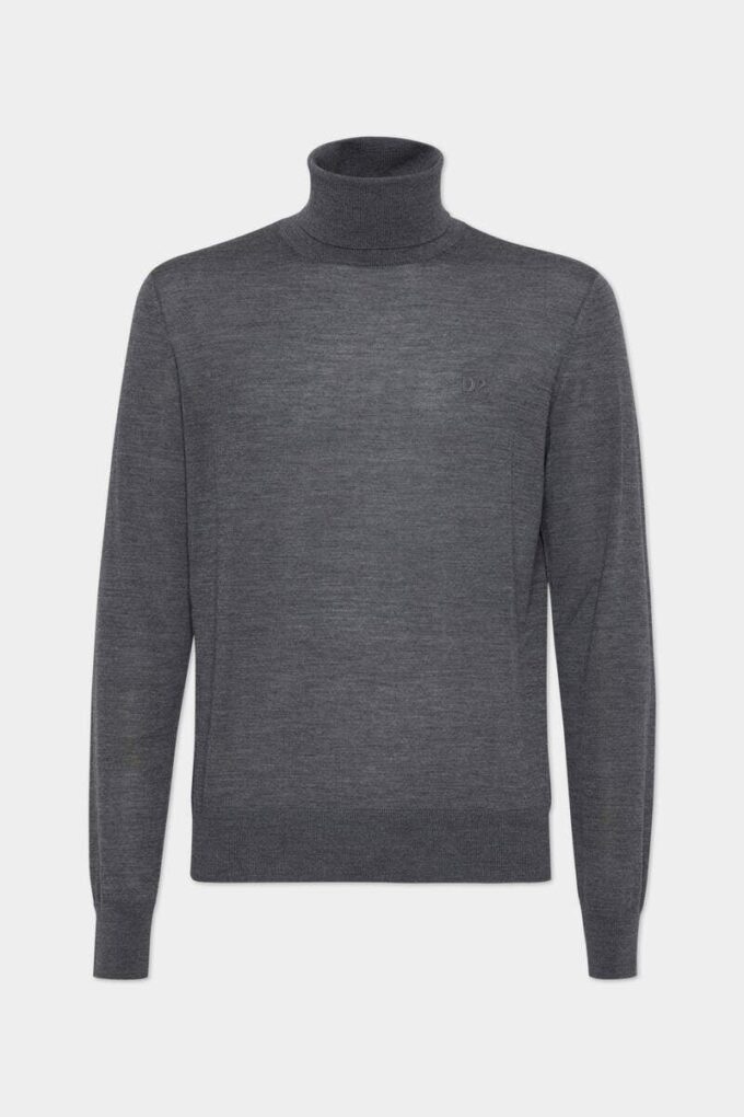 Jersey de cuello alto de lana D2