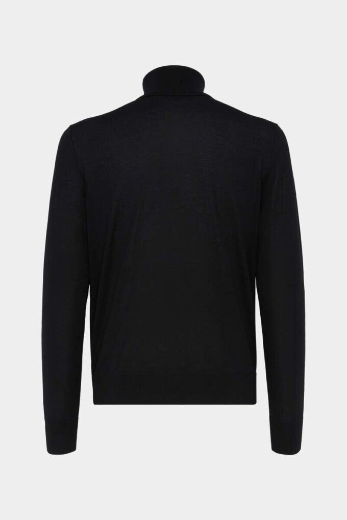 Jersey de cuello alto de lana D2 Jersey de cuello alto de lana D2