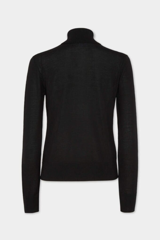 Jersey de cuello alto de lana D2