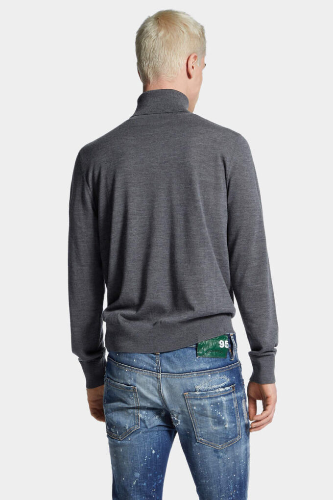 Jersey de cuello alto de lana D2