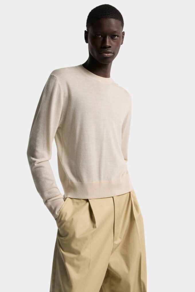 Jersey de cuello redondo Jersey de cuello redondo