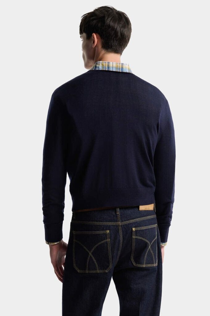Jersey de cuello redondo Jersey de cuello redondo