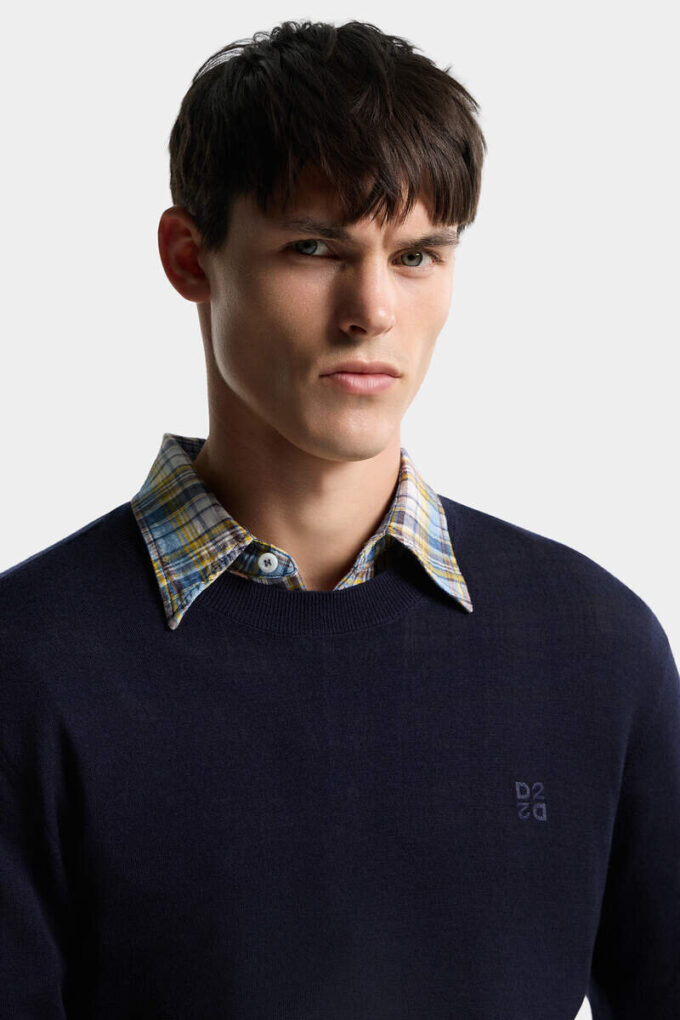 Jersey de cuello redondo Jersey de cuello redondo