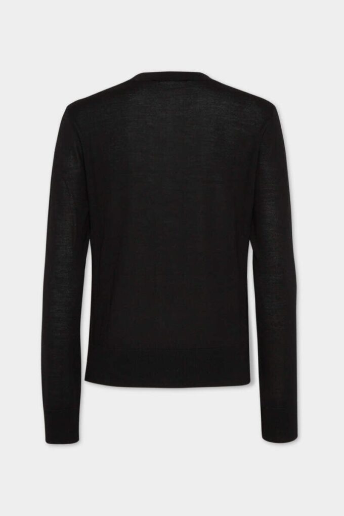 Jersey de cuello redondo de lana D2
