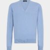 Jersey de punto con cuello en V Jersey de punto con cuello en V