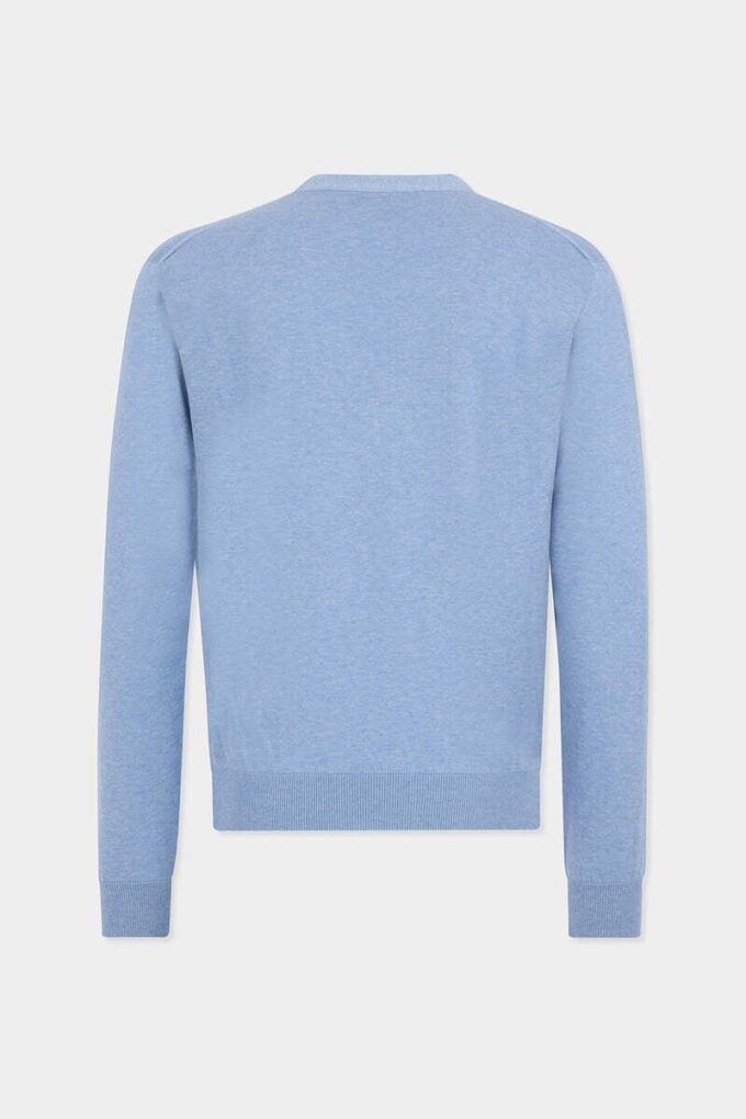 Jersey de punto con cuello en V Jersey de punto con cuello en V