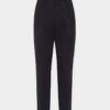 Pantalón de algodón con un pliegue