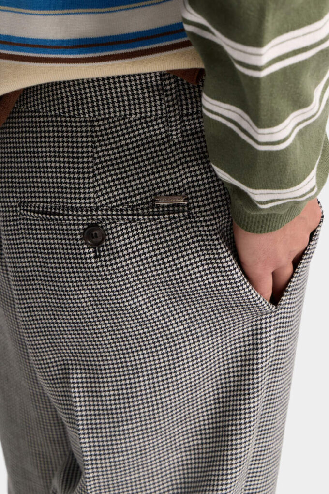 Pantalón de hombre Pied De Poule Relax Pantalón de hombre Pied De Poule Relax