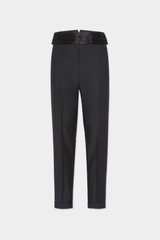 Pantalón de noche con un pliegue