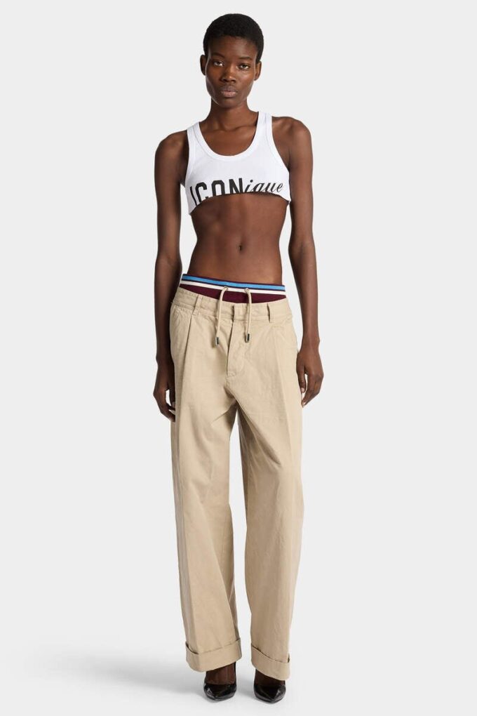 Pantalón de punto híbrido exclusivo de Dsquared2