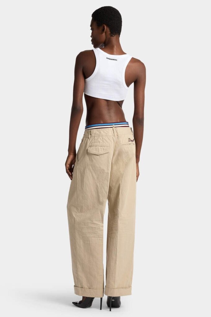 Pantalón de punto híbrido exclusivo de Dsquared2