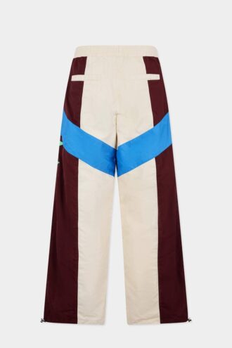 Pantalón holgado de chándal con bloques de color