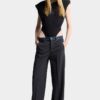 Pantalón holgado de sastrería de denim híbrido con lavado Dark Rebel Rider Pantalón holgado de sastrería de denim híbrido con lavado Dark Rebel Rider