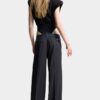 Pantalón holgado de sastrería de denim híbrido con lavado Dark Rebel Rider Pantalón holgado de sastrería de denim híbrido con lavado Dark Rebel Rider