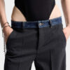 Pantalón holgado de sastrería de denim híbrido con lavado Dark Rebel Rider Pantalón holgado de sastrería de denim híbrido con lavado Dark Rebel Rider