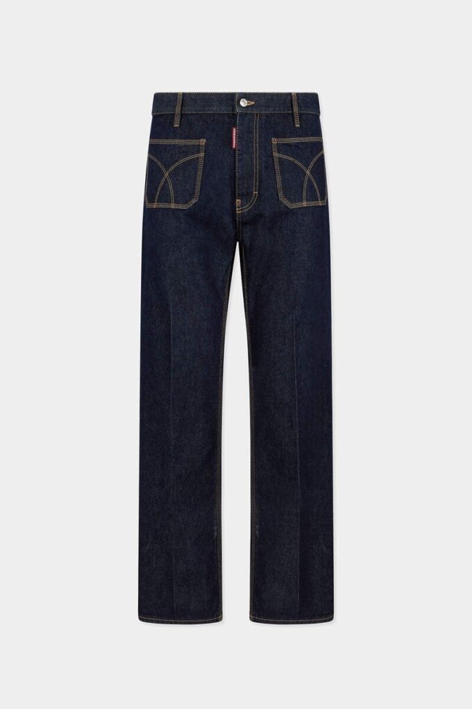 Pantalón sexy de los 70 en lavado oscuro Pantalón sexy de los 70 en lavado oscuro