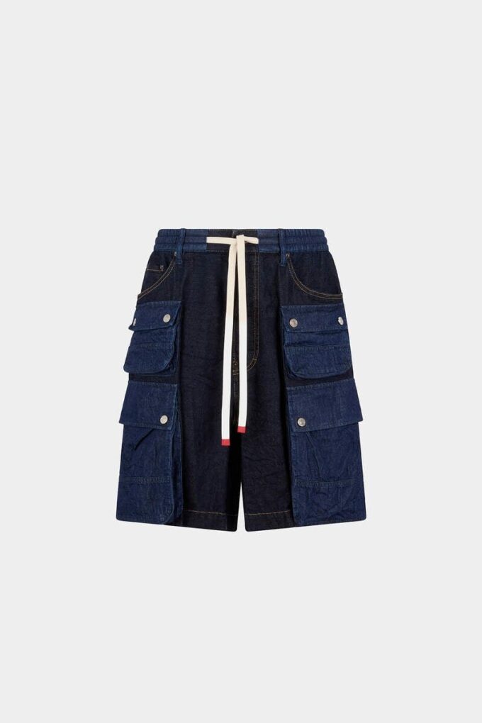 Pantalones Cortos con lavado oscuro Pantalones Cortos con lavado oscuro