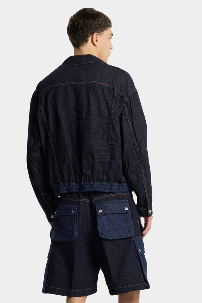 Pantalones Cortos con lavado oscuro Pantalones Cortos con lavado oscuro