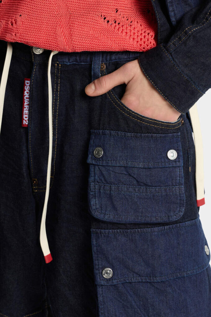 Pantalones Cortos con lavado oscuro Pantalones Cortos con lavado oscuro