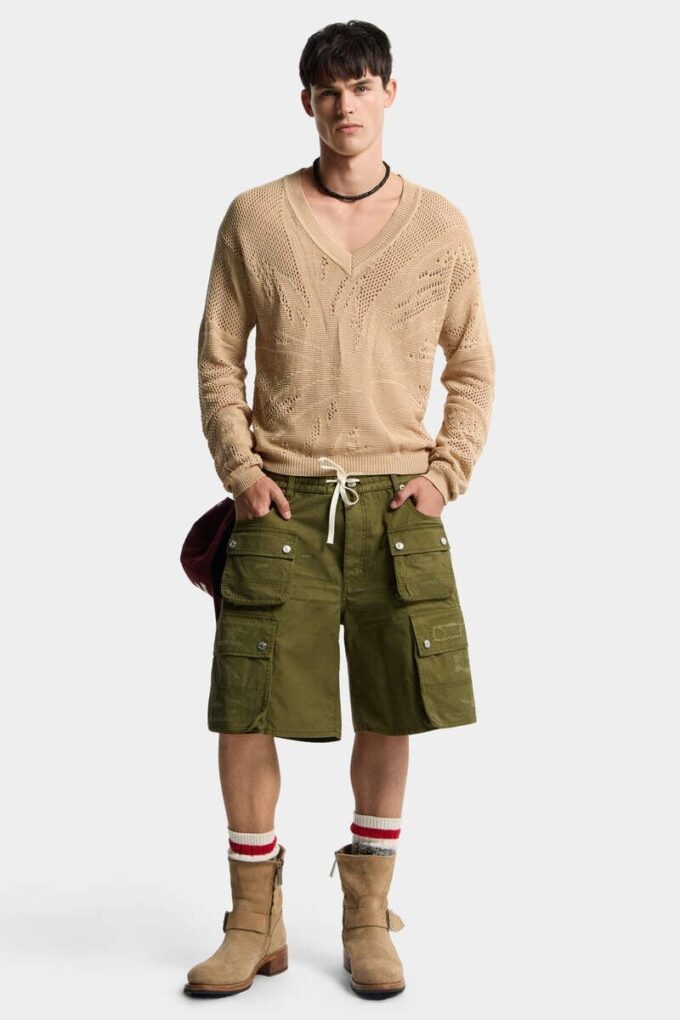 Pantalones Cortos con múltiples bolsillos