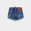 Pantalones cortos de camionero con lavado medio Pantalones cortos de camionero con lavado medio