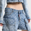 Pantalones Cortos de Cargo de Lavado Claro Pantalones Cortos de Cargo de Lavado Claro