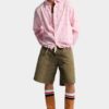 Pantalones Cortos de carpintero teñidos en prenda Pantalones Cortos de carpintero teñidos en prenda