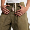 Pantalones Cortos de carpintero teñidos en prenda Pantalones Cortos de carpintero teñidos en prenda