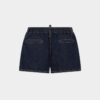 Pantalones Cortos de tiro alto con lavado oscuro Pantalones Cortos de tiro alto con lavado oscuro