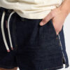 Pantalones Cortos de tiro alto con lavado oscuro Pantalones Cortos de tiro alto con lavado oscuro