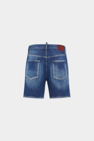 Pantalones Cortos de Vaqueros Marinos de Lavado Fácil, Talla Mediana