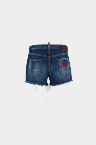 Pantalones Cortos Dsquared2 Rebels de lavado oscuro