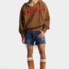 Pantalones Cortos Dsquared2 Rebels de lavado oscuro Pantalones Cortos Dsquared2 Rebels de lavado oscuro