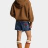 Pantalones Cortos Dsquared2 Rebels de lavado oscuro Pantalones Cortos Dsquared2 Rebels de lavado oscuro