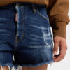 Pantalones Cortos Dsquared2 Rebels de lavado oscuro Pantalones Cortos Dsquared2 Rebels de lavado oscuro
