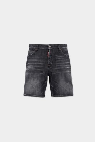 Pantalones Cortos marinos con lavado Black Fog