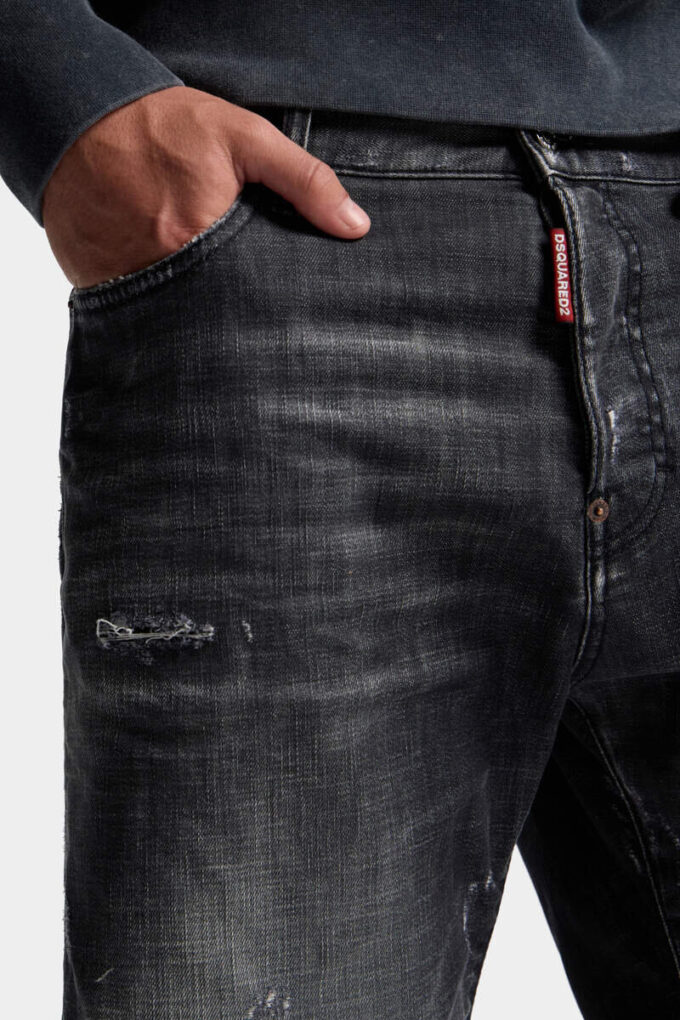 Pantalones Cortos marinos con lavado Black Fog Pantalones Cortos marinos con lavado Black Fog