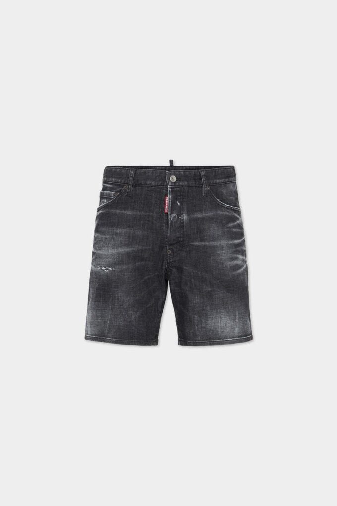 Pantalones Cortos marinos con lavado negro Pantalones Cortos marinos con lavado negro