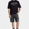 Pantalones Cortos marinos con lavado negro Pantalones Cortos marinos con lavado negro