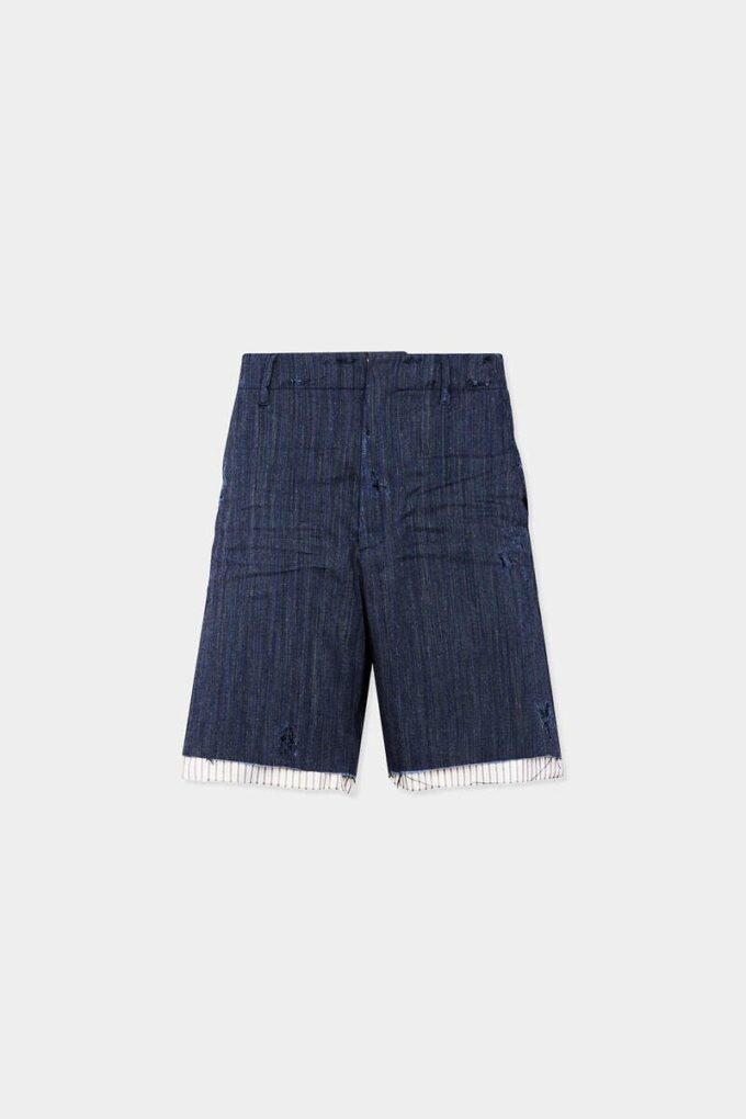 Pantalones Cortos rasgados y con corte sin rematar Pantalones Cortos rasgados y con corte sin rematar