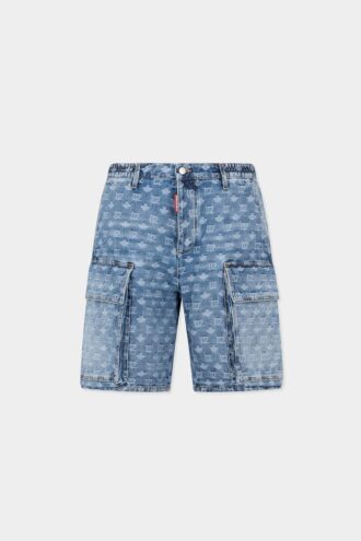 Pantalones Cortos utilitarios de lavado claro
