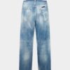 Pantalones jogger de denim lavado claro Pantalones jogger de denim lavado claro