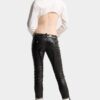 Pantalones moteros chic y rebeldes